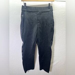 Spanx Black Capri Slacks Womens S Stretch Cute Comfy Work Teller Office 2272